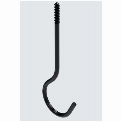 6" BLK Ceiling Hook