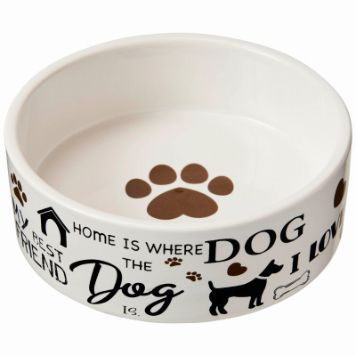 5" I Love Dogs Dish