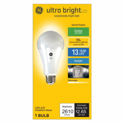 GE LED 22W A21 Bulb