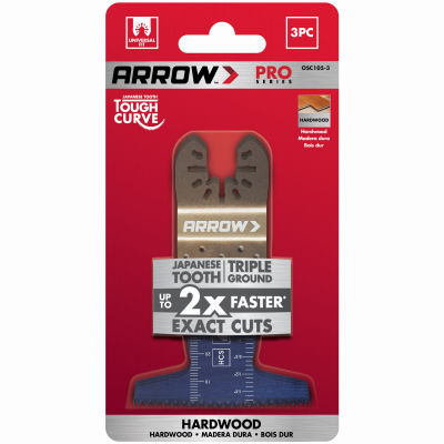 3PC 2-1/2 Curve Blade - Pkg Qty 3