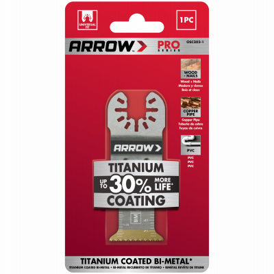 1-1/4 Titanium Metal Bl
