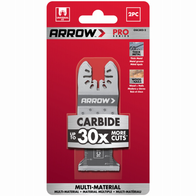 2PC1-3/8 TCT FlushBlade - Pkg Qty 2