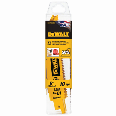 6" 10TPI Demo Blade, 20/Pack