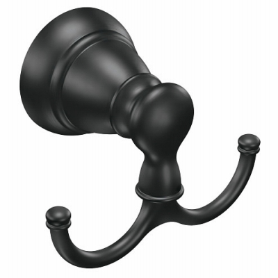 BLK DBL Robe Hook