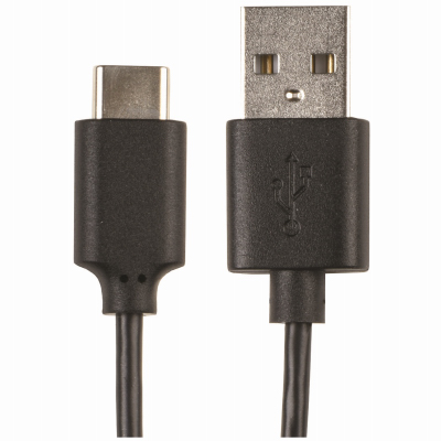 3' BLK USB 2.0/C Cable