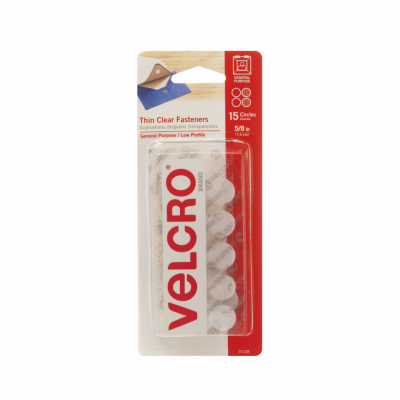 5/8" CLR Velcro Coins