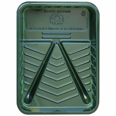 9" QT GRN Plastic Tray