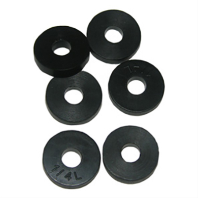 6PK 1/4L FLTBibb Washer