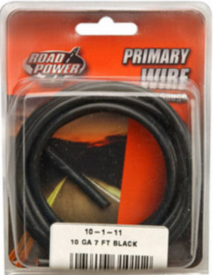 7' BLK 10GA Prim Wire