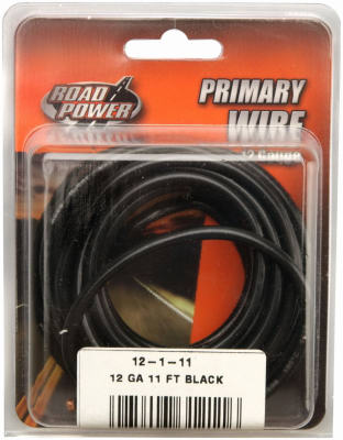 11' BLK 12GA Prim Wire