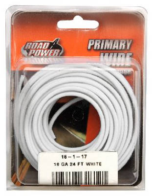 24' WHT 16GA Prim Wire