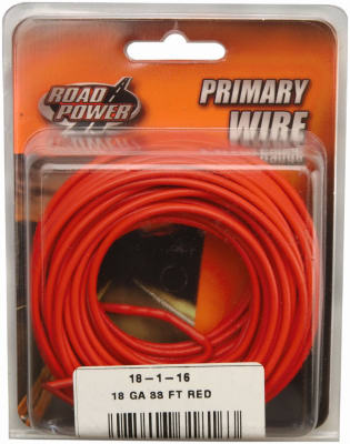33' RED 18GA Prim Wire