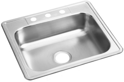 25 x 22 Single Kitchen Sink