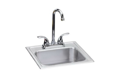 15" x 15" x 6" Single Bowl Bar Sink