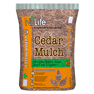 2CUFT Cedar Mulch