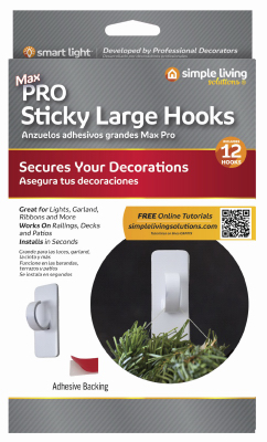 12CT LG Hook Stick Clip