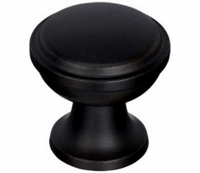 1-3/16" BLK/BRZ Knob