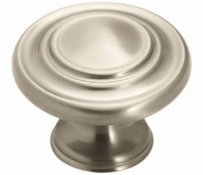 10PK 1-5/16" SN Knob