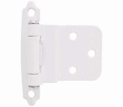 PR 3/8" WHT Inset Hinge
