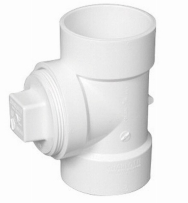 1-1/2" PVC/DWV Tee/Plug
