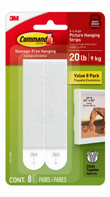 8PR XL WHT Pic Strips