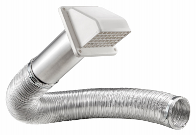 4"x8' WHT Hood Vent Kit
