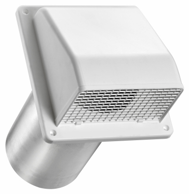 6" WHT Plas Air Intake