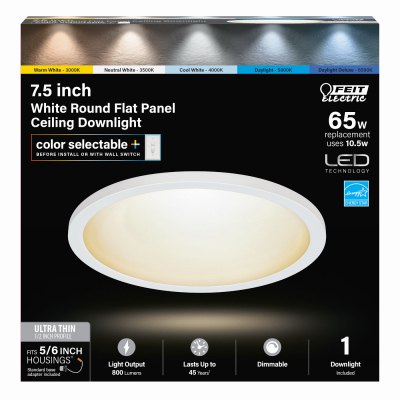 7.5"RND FLT Panel Light