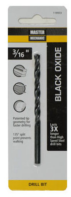 MM3/16x3-1/2 BLK OXBit