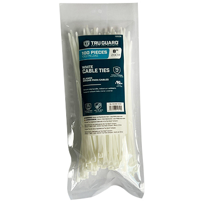 TG100PK 8"WHT Cable Tie