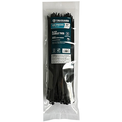 TG100PK 11"BLK CableTie