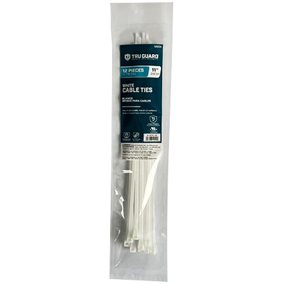 TG12PK 11"WHT Cable Tie