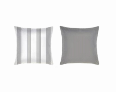 GRY Stripe Toss Pillow