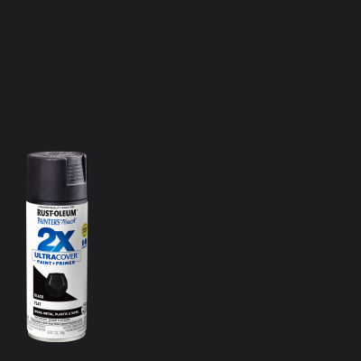 PT2X 12OZ FLT BLK Paint