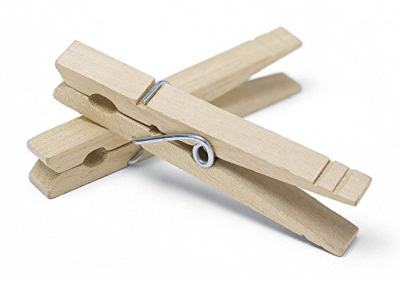 50PK WD Clothespin