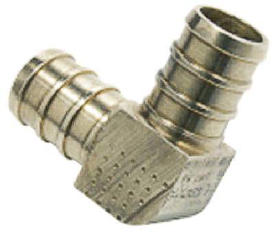 3/8"BRS Barb Pex Elbow