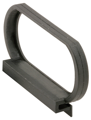 25PK BLK Spline PullTab