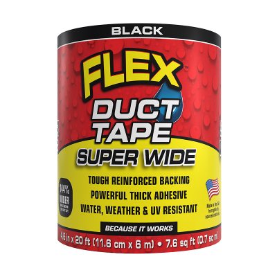 4.6" BLK Flex Duct Tape