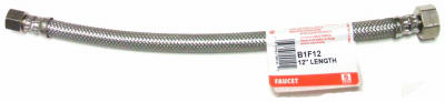 12" SS Faucet Connector