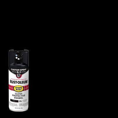 12OZ GLSBLK Spray Paint