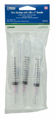 3PK 12cc Disp Syringe