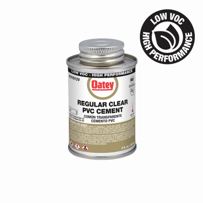 4OZ CLR Reg PVC Cement
