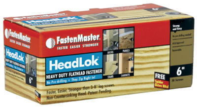 50PK 6" Headlok Screw