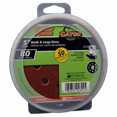 50PK 5"8HoleHL 80G Disc