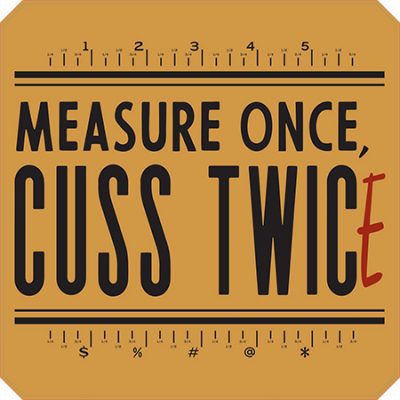 12x12 Measure Sign
