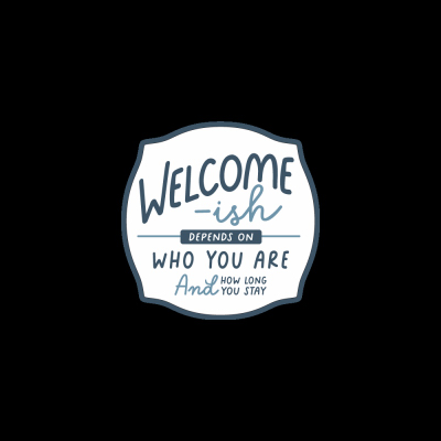 12x12 Welcomeish Sign