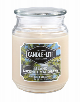18OZ Coco Mahog Candle