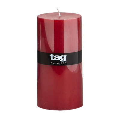 3x6 RED Pillar Candle