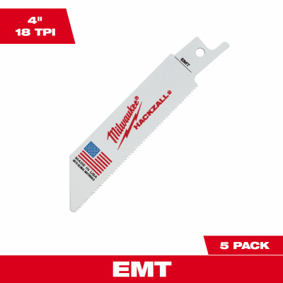 5PK 4" 18TPI EMT Blade