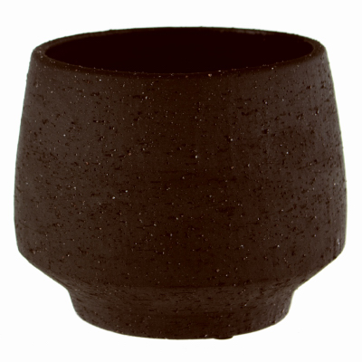 4" BLK Tapered Pot